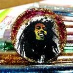 BOB MARLEY glitter statemen..