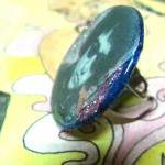 BOB DYLAN ooak glitter resi..